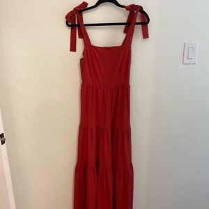 Beautiful red/orange a loves a maxi dress! Size small
